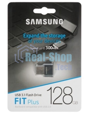 Флешка USB Samsung FIT Plus, 128Gb USB 3.1, 300 Mb/s