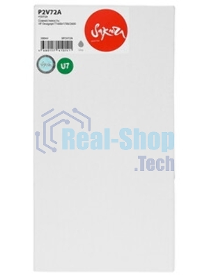 Картридж струйный Sakura P2V72A для HP, серый, 300 мл.