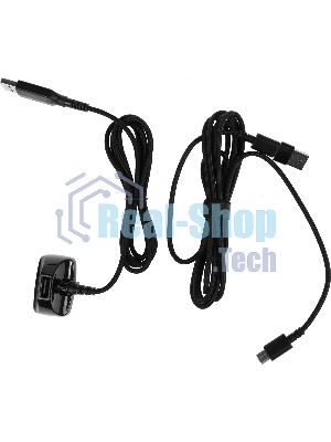Гарнитура Bloody MR595 Renegade чёрный, беспроводная + проводная, Bluetooth/радиоканал/USB-C, до 135 ч, подсветка, съёмный микрофон