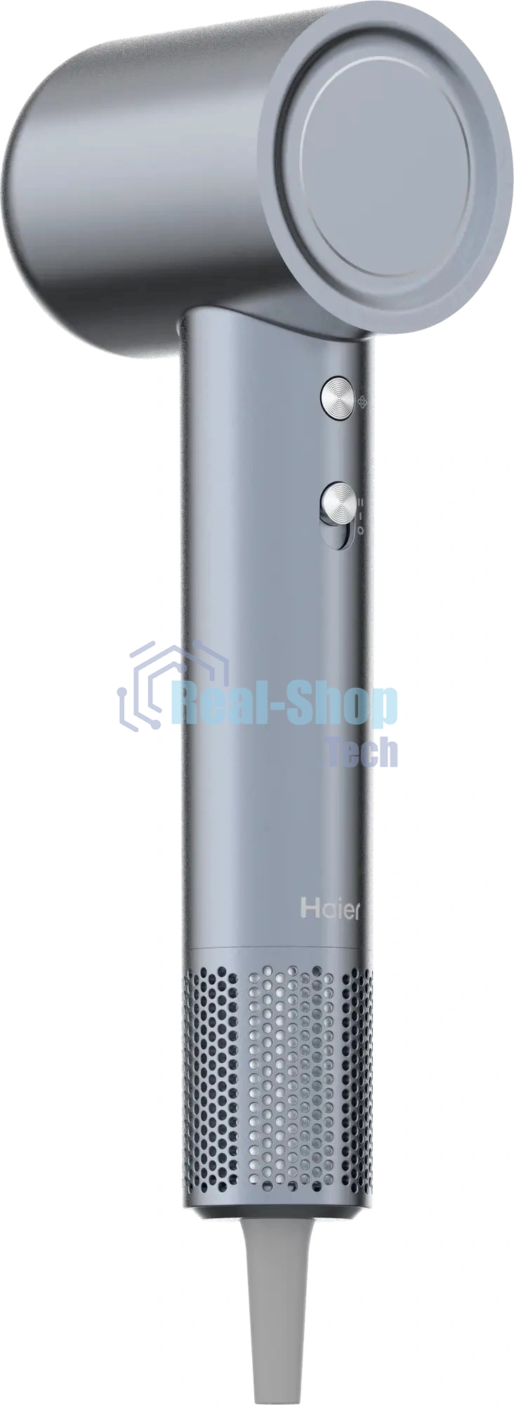 Фен Haier HHD-507 серый, 1600 Вт, ионизация