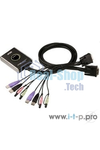 Переключатель ATEN CS682(-AT) 2-х-портовый USB 2.0 DVI KVM KVM-переключатель