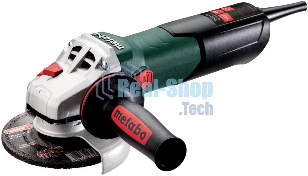 Угловая шлифовальная машина Metabo W 9-125 Quick 600374000 шлифмашина угловая900вт,2.5Нм, 10500 об/мин, вес 2.1 кг