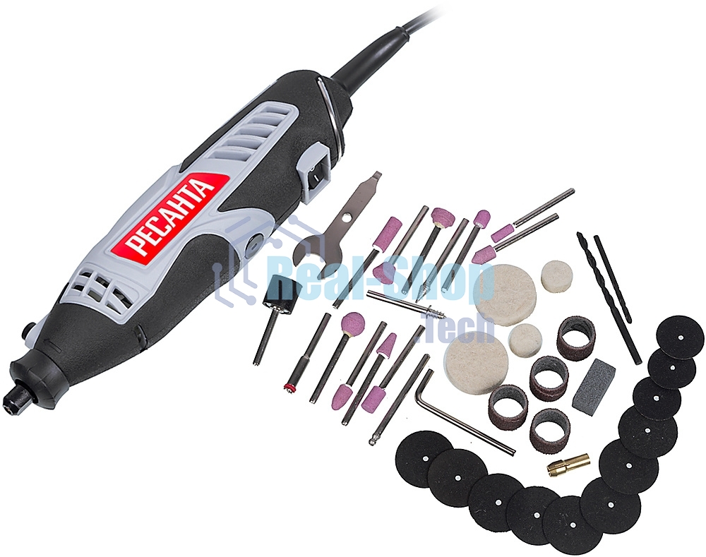 Прямошлифовальная машина (гравер) Ресанта Г-180ЭГ 180Вт кейс