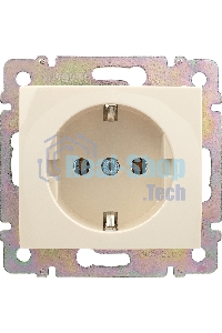 Розетка электрическая Valena с заземлением 2К+З/сл.кость (слоновая кость) Legrand 774320