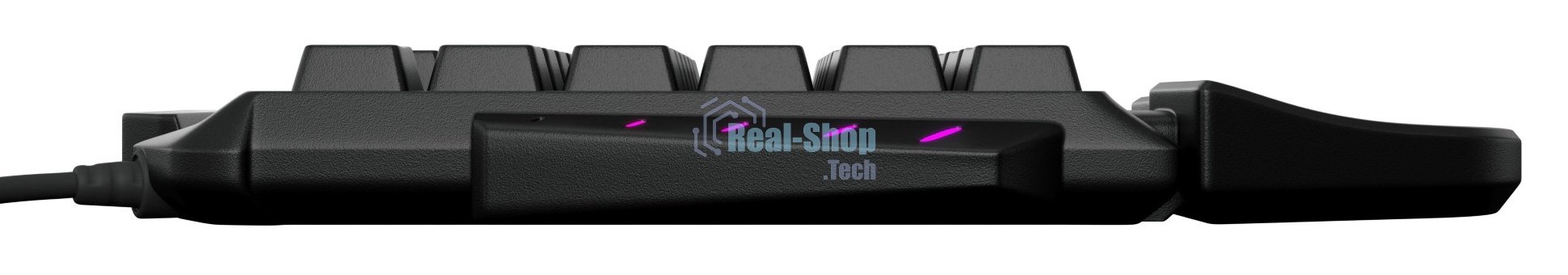 Игровой блок Oklick/Оклик GMNG 703GK черный USB for gamer LED (подставка для запястий)