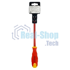 Отвертка диэлектрическая Сибртех SL6,5 х 150 мм, до 1000 В, двухкомпонентная рукоятка