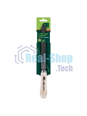 Напильник Сибртех, 150 мм, плоский, деревянная ручка