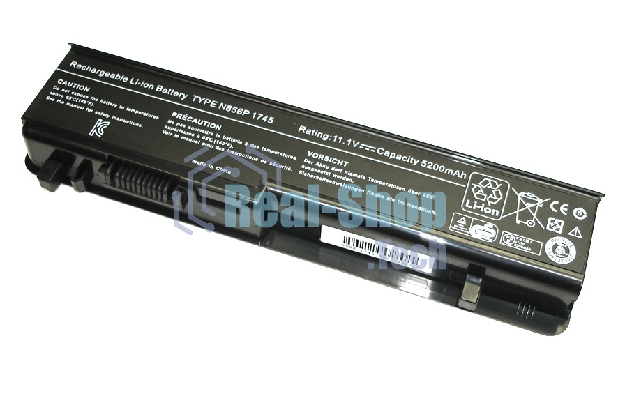 Аккумуляторная батарея для ноутбука Dell Studio 1745 11.1V 5200mAh черный OEM