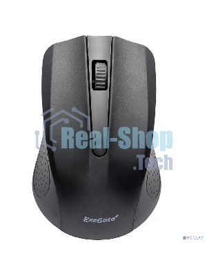 Мышь беспроводная ExeGate Professional Standard SR-9023 черный, 1200 dpi, радиоканал, USB, кнопки - 3