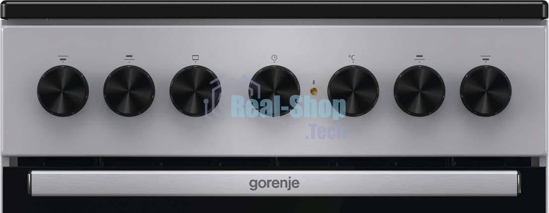Плита электрическая Gorenje GEC5B41SG серый, конфорок 4 шт, духовка 62 л, 50 см x 85 см x 59.4 см
