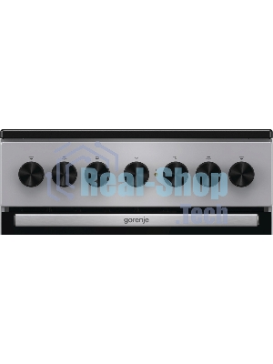 Плита электрическая Gorenje GEC5B41SG серый, конфорок 4 шт, духовка 62 л, 50 см x 85 см x 59.4 см