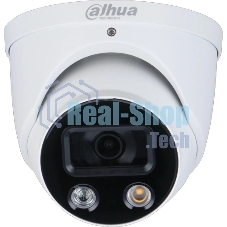 Камера видеонаблюдения IP Dahua DH-IPC-HDW3449HP-AS-PV-0360B-S5 3.6-3.6мм цв. корп.:белый/черный (DH-IPC-HDW3449HP-AS-PV-0360B)