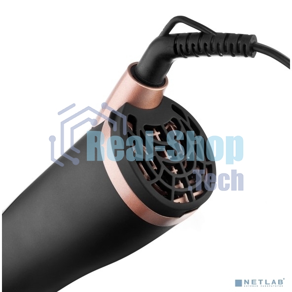 Фен-щётка BRAYER BR3100 черный/золотистый, 1000 Вт, 35/40/50 мм