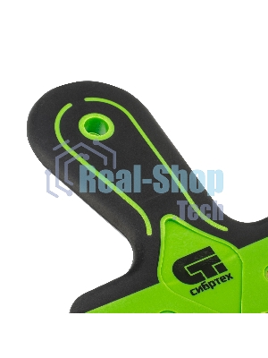 Шпатель фасадный Сибртех нержавеющая сталь 420S45, 250 мм, двухкомпонентная рукоятка