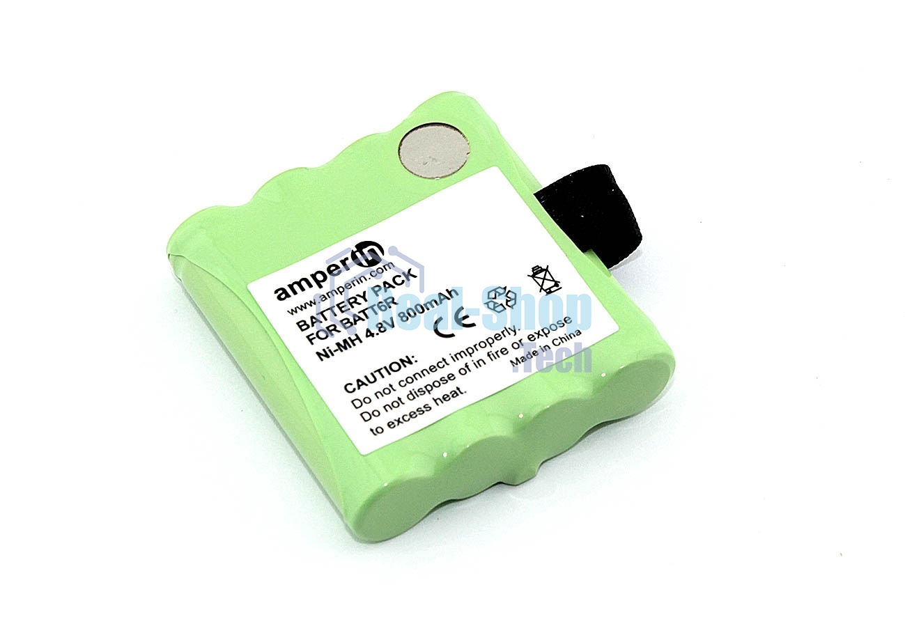 Аккумулятор Amperin для Midland LXT200 LXT300 LXT400 (BATT-6R) 800 mAh 4.8V Ni-MH