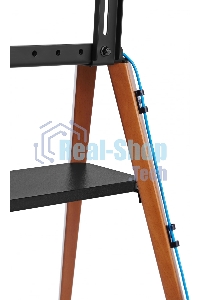 Подставка для телевизора Cactus CS-ST3645BKWN черный/орех 43