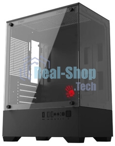 Корпус Bloody CC-125-BK, Mini-Tower, чёрный