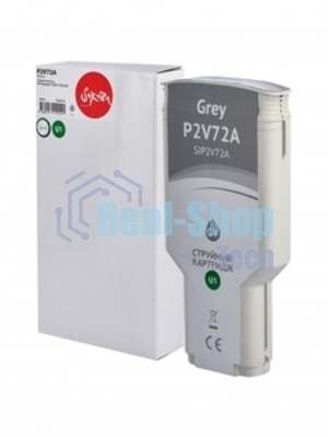 Картридж струйный Sakura P2V72A для HP, серый, 300 мл.