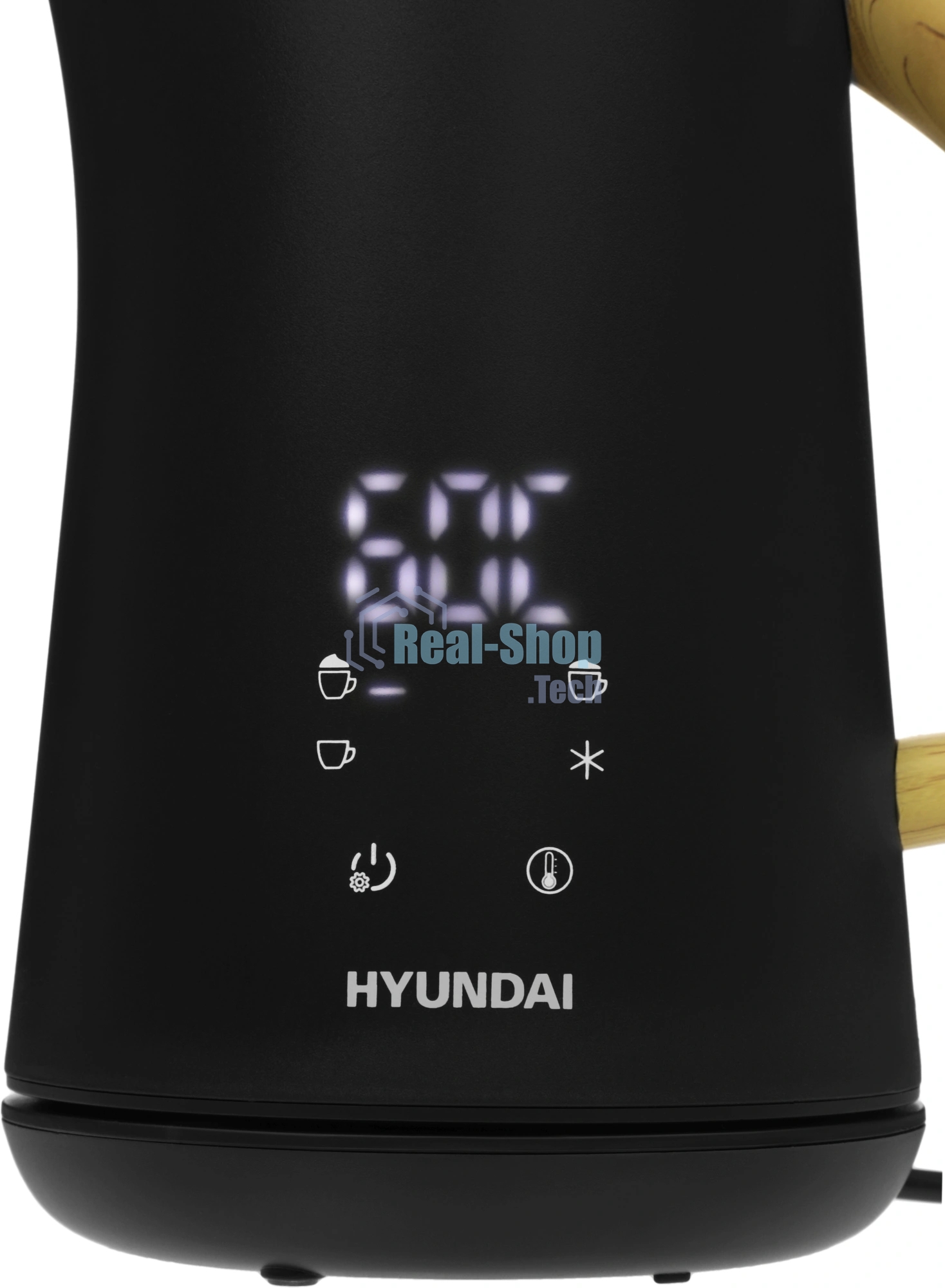 Капучинатор Hyundai HMF-P900 500мл черный/коричневый