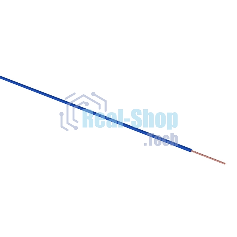 Провод ПГВА Rexant 1х0.75 мм², синий, бухта 100 м