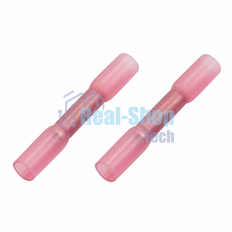 Соединительная гильза Rexant изолированная термоусаживаемая, L-37 мм, 0.5-1 мм², ГСИ-т 1.0/ГСИ-т 0,5-1,0/KY-1, красная, в упак. 10 шт.