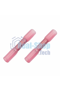 Соединительная гильза Rexant изолированная термоусаживаемая, L-37 мм, 0.5-1 мм², ГСИ-т 1.0/ГСИ-т 0,5-1,0/KY-1, красная, в упак. 10 шт.