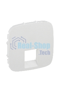 Лицевая панель для одиночных телефонных/информационных розеток. Valena ALLURE. Белая Valena ALLURE.