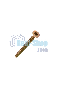 Саморез универсальный Kranz 4х50, желтый цинк, упаковка поставщика (6 000 шт.)