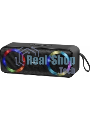 Акустическая система Defender LIGHT/BT/FM/USB/TF/AUX Q1 черный 10 Вт