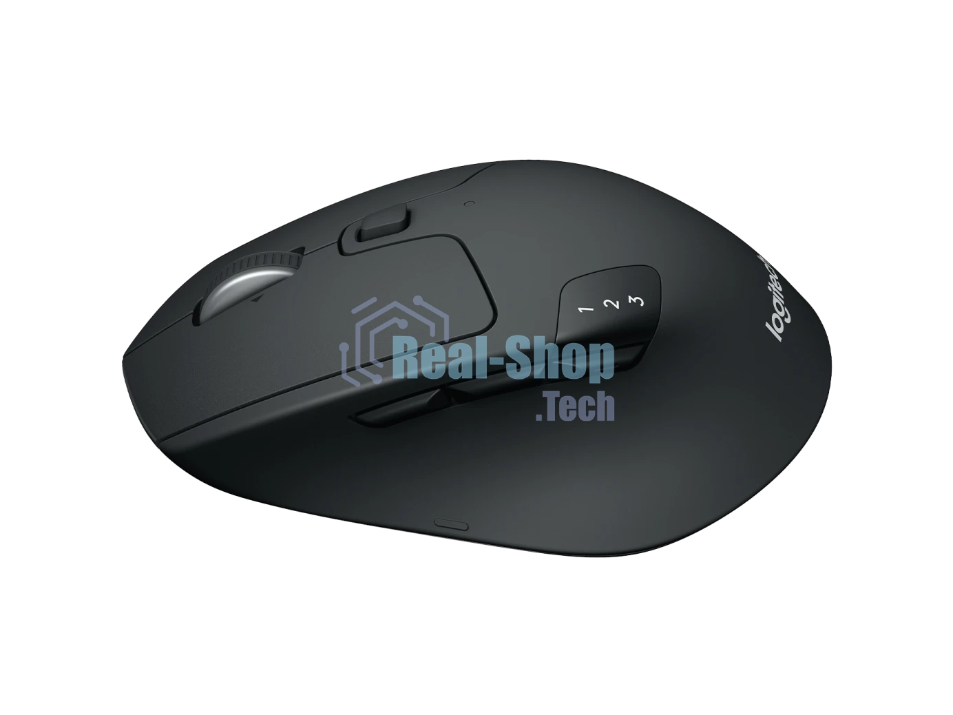Мышь беспроводная Logitech M720 Triathlon черный, 1000 dpi, радиоканал, Bluetooth, USB, кнопки - 8