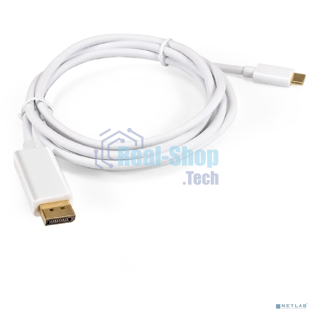 Кабель-адаптер Type-C-DP ExeGate EX-CM-DP20M-1.0 (USB Type-C/20M, 1,0м)