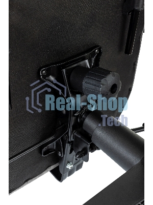 Кресло руководителя Бюрократ T-9950MSG-F Fabric серый Light-19, крестов. пластик, подст. для ног