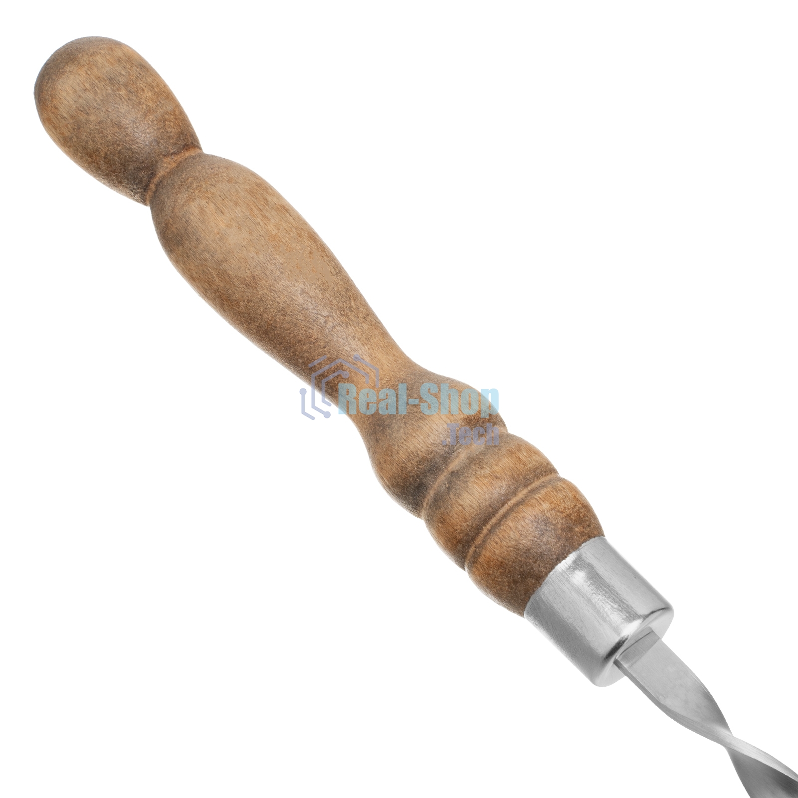 Шампур плоский Palisad 650х10х2,5 мм, с деревянной рукояткой, нерж. сталь, Camping