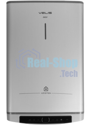 Водонагреватель Ariston Velis Lux Inox PW ABSE WIFI 50, 2.5 кВт, 50л, электрический настенный/серый