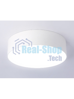 Потолочный светодиодный светильник Ambrella light FV5516 WH белый LED 18W 4200K D160*58 (Без ПДУ)