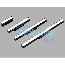 Трековый линейный светильник Ambrella light GL8035 BK черный IP20 9W 3000-6000K 220V 120° 220*25*41