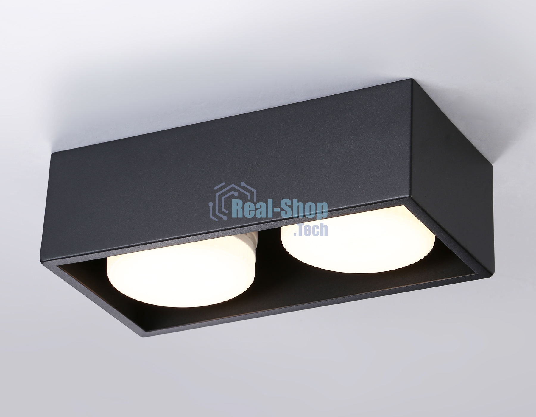 Светильник накладной TN70829/2 BK черный GX53/2 max 12W 200*100*60