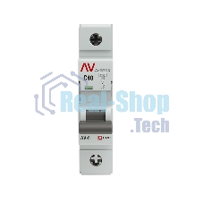 Выключатель автоматический модульный 1п C 40А 6кА AV-6 AVERES EKF mcb6-1-40C-av