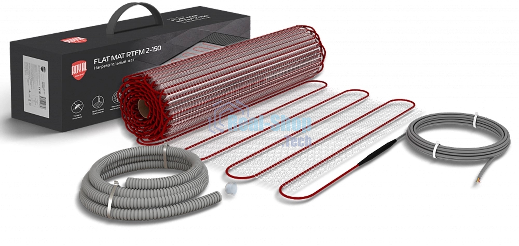 Мат нагревательный Royal Thermo Flat Mat RTFM 2-150-1 (комплект)