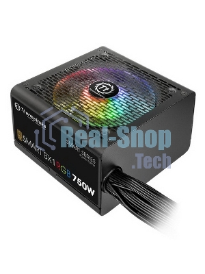 Блок питания Thermaltake Smart PS-SPR-0750NHSABE-1, 750Вт, 80 PLUS Bronze, 120мм, черный