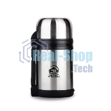 Термос Арктика, 201-1000, универсальная пробка, 1 л, с ручкой + чашка, холод/тепло 20 ч