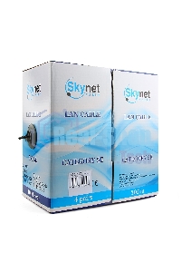 Кабель SkyNet Light UTP outdoor 4x2x0,46, медный, FLUKE TEST, кат.5e, однож., 305 м, box, черный
