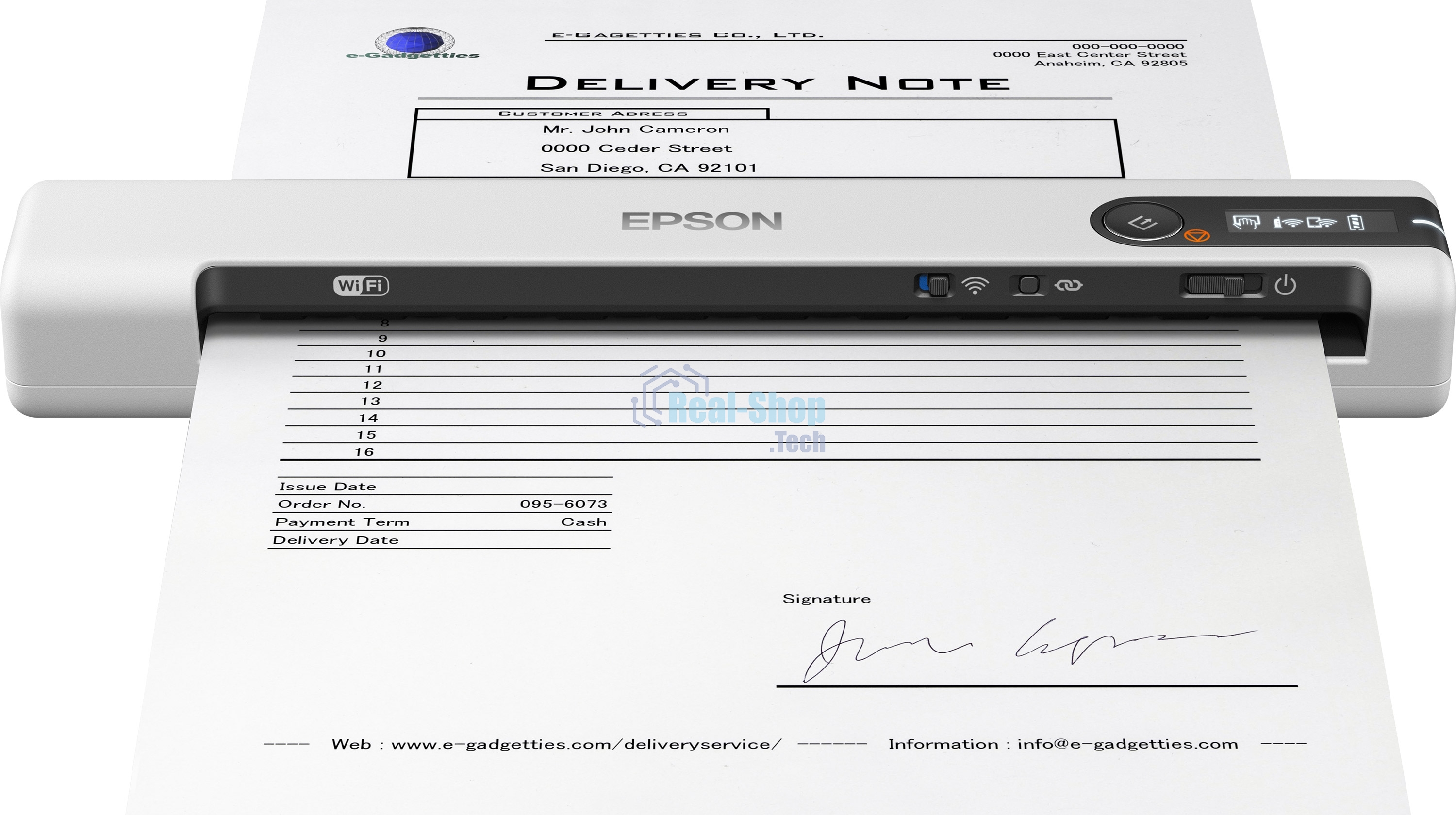 Сканер Epson WorkForce DS-80W