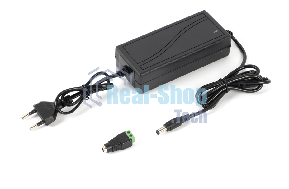 Источник питания Mollusk-VR 12/4 12В, 4А. Сетевой диапазон 110-245В провод с вилкой Mollusk-VR 12/4 power supply 12V, 4A. Network range 110-245V wire with plug