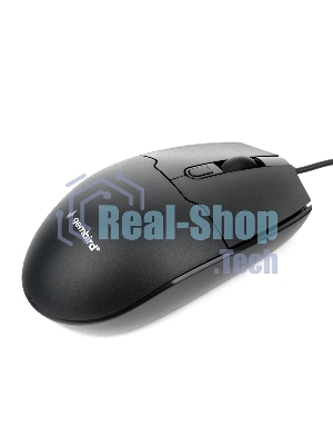 Мышь проводная Gembird MOP-430 черный, 1600 dpi, USB, кнопки - 4