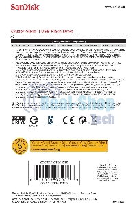 Флешка USB Sandisk CZ60 Cruzer Glide (SDCZ60-032G-B35), 32Gb, USB 2.0, R/W 30/8, черный/красный