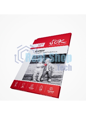Фотобумага CC Glossy ; 230gsm; A4*50 Глянцевая; 230г/м2; формат А4; 50 листов