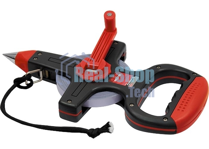 Рулетка геодезическая Matrix 50 м х 12,5 мм, металлическая лента, открытый корпус