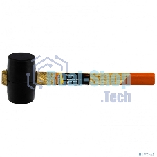 Киянка резиновая Sparta 225 г, черная резина, деревянная рукоятка