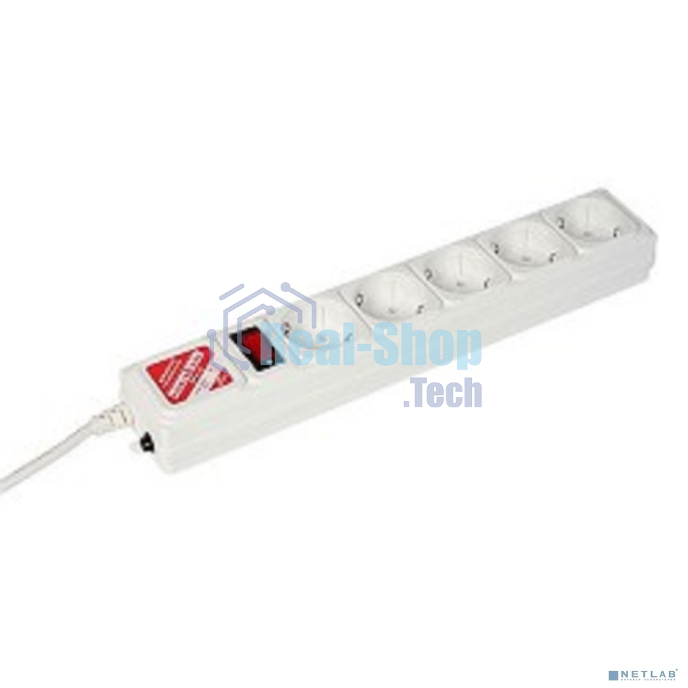 Сетевой фильтр Powercube SPG-B-15-WHITE 5 м (5 розеток) белый (коробка)